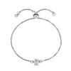 18K Gold Letter Knot Bracelet: Japanese-Korean Fashion for Women
