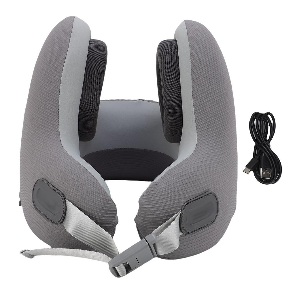 Music Neck Pillow Memory Foam Noise Reduction U Shape Neck Support Pillow with Bluetooth Headset for Travel