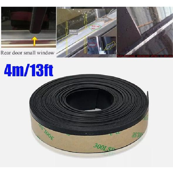 13.12ft Car Front Rear Side Window Rubber Weatherstrip Seal Strip Self Adhesive