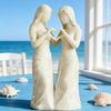 Sister Birthday Gift from Sister Souls Sister Figurines Statue Sister Sculptures Table Ornament Unique Home Decors