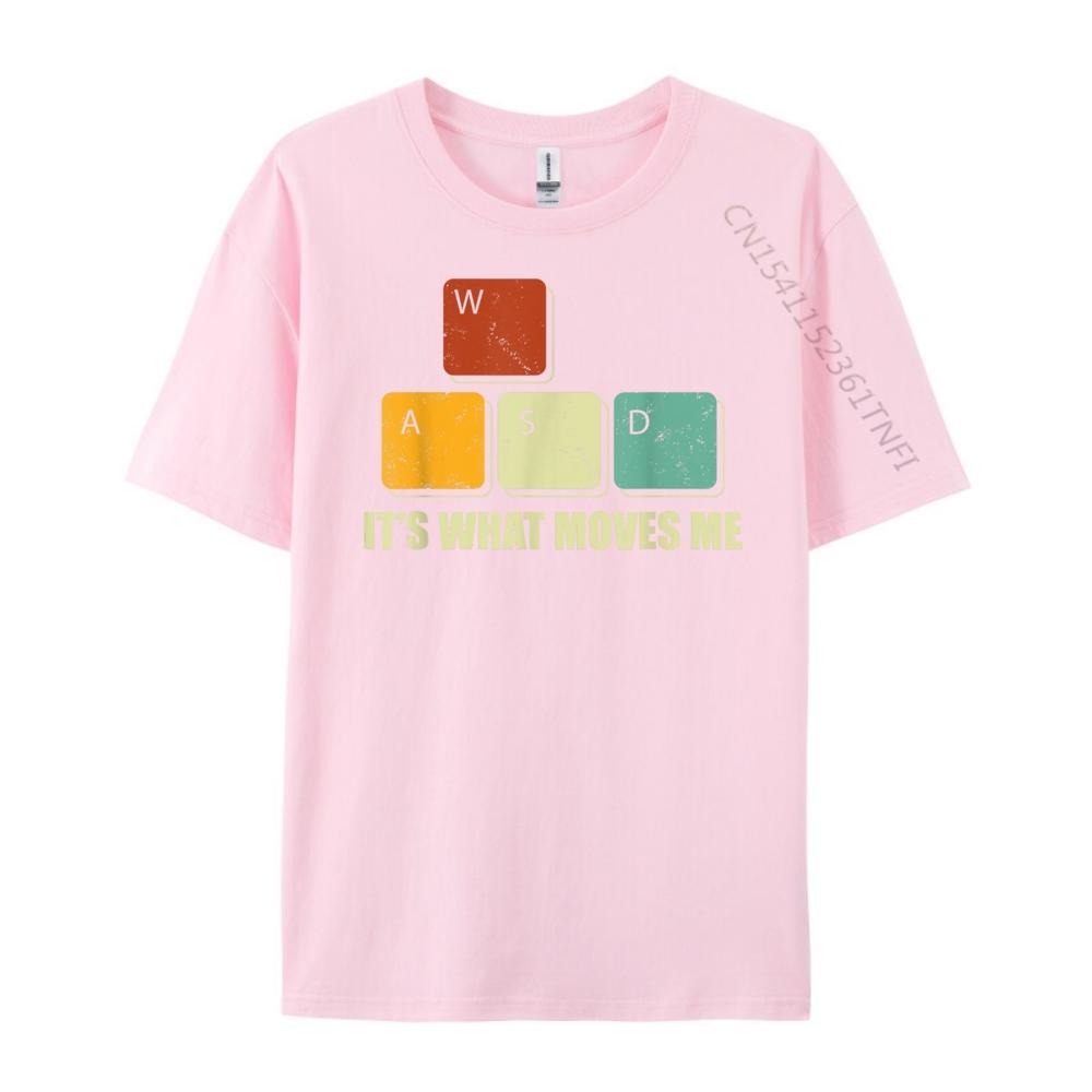 Wasd It What Moves Me Computer Video Games Gamer Pc Graphic T Shirts 100 Cotton Luxury Brand Graphic