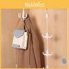 Rotating Four Prong Plastic Multi Functional Hanging Hook For Closet And Storage