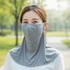 Eis-Seide Nacken-Sonnenschutzmaske Elastisch Atmungsaktiv Sonnenschutzmaske Radfahren Gesicht Sonnenschutz Strand