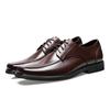 New Arrive Men'S Classic Retro Derby Shoes Mens Lace-Up Business Dress Office Leather Shoes Men Fashion Wedding Party Flats 2583