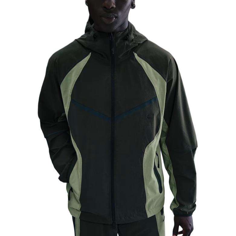Мужская ветровка Nike Tech Dri-FIT с ткаными блоками цвета Windrunner, свободная куртка IH8461-355 XL