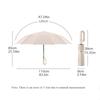 Folding Strong Windproof Automatic Umbrella 192 Keel Buckle Umbrella Sunshade Men'S Umbrella Rain Large Parasol For Women