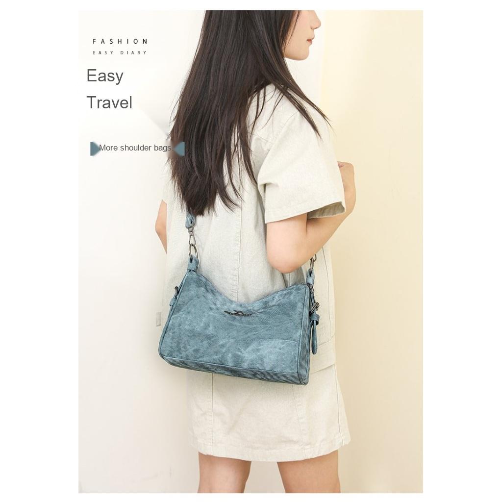 Xeie Thuk Shoulder Crossbody Handbag Women PU Adjustable Strap Daily Commute