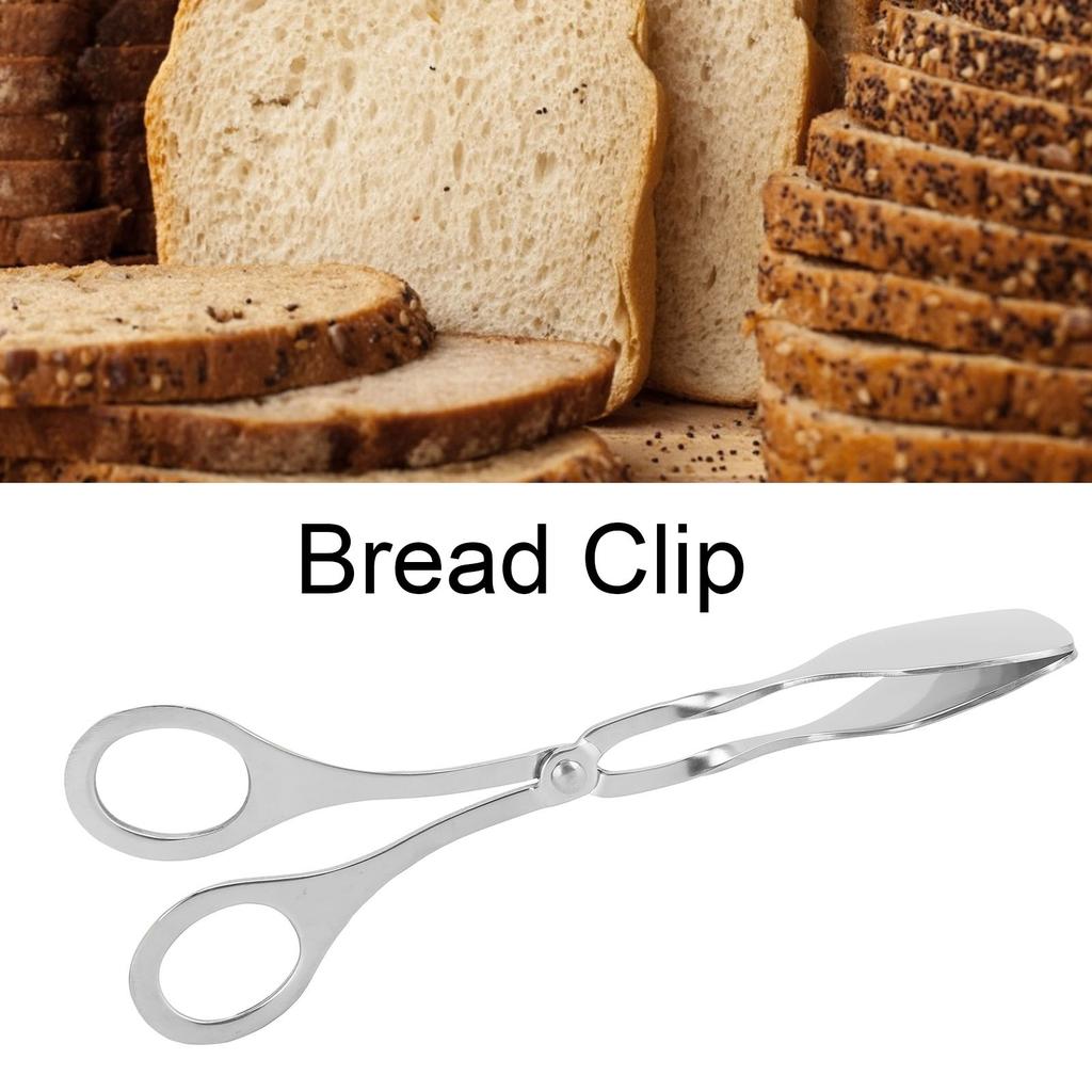Stainless Steel Bread Clip Salad BBQ Buffet Steak Clip for Baking Barbecue Fried Hot Dog