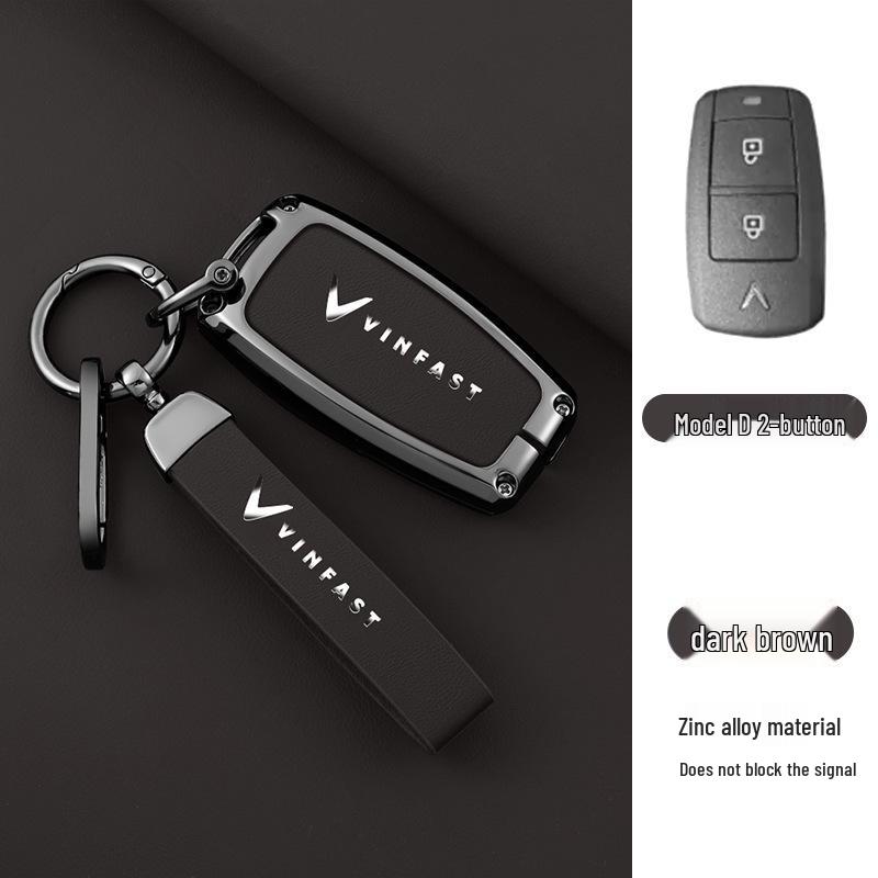 VinFast Key Cover & Metal Key Holder for VF5, VF8, and VF3 (Vietnam Edition)