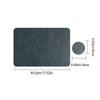 Easy To Clean Placemats Faux Leather Placemats Waterproof Faux Leather Placemat Coaster Set for Dining Table Heat Insulation