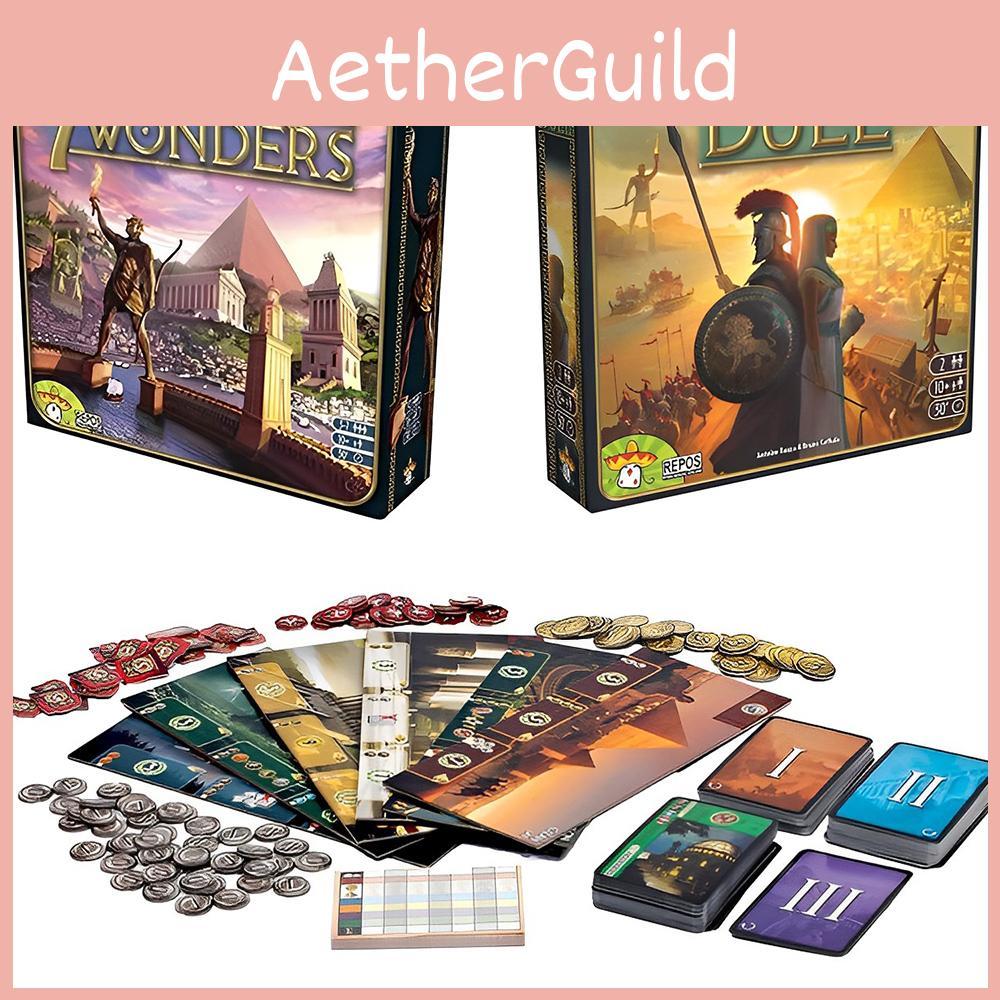 Epic Duel Of 7 Wonders Family Card Game For 2 Players