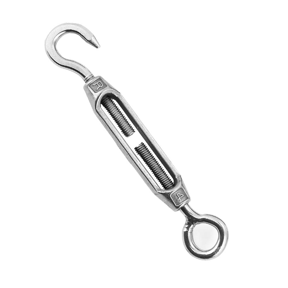 Outdoor Clothesline Stainless Steel Clothesline Wire Heavy Duty with Turnbuckle and Hooks (8m)