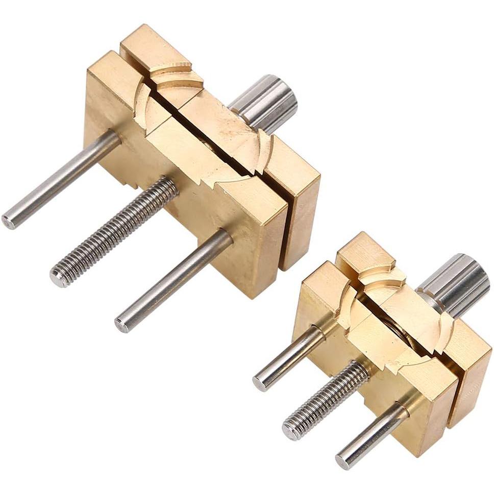Xiaomi 2Pcs Brass Watch Movement Holder Fixed Base Multi Function for Watchmaker Watch Clamp Watches Repair Tools