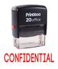 Printtoo Rubber Stamp Office Stationary CONFIDENTIAL Self Inking Custom
