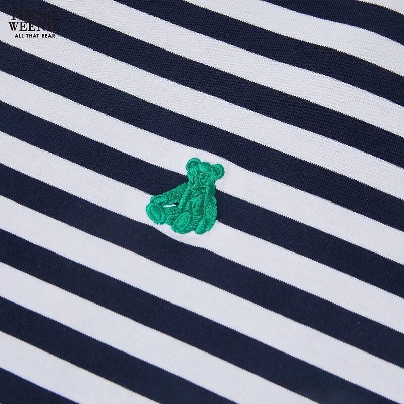 Teenie Weenie Bear Striped T-Shirt