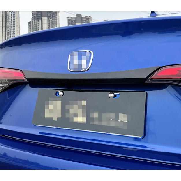 

Черная Накладка на Заднюю Крышку Багажника ABS Для - Honda Civic Седан