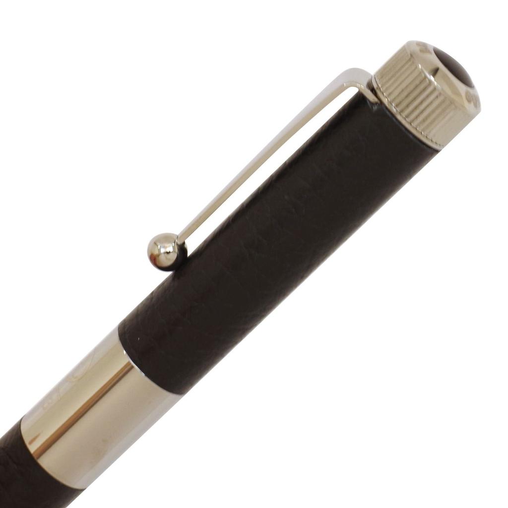 Romeo Ballpoint Genuine Leather R414 No.3 Pen, [Nero]