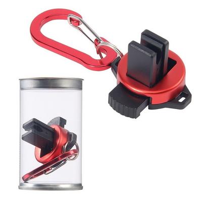 1 Pieza Cinturón de Cintura Soporte para Caña Clip Aleación de Aluminio Abrazadera de Liberación para Caña de Pescar Carcasa con Bloqueo de Seguridad Soporte Accesorios para Herramientas de Pesca