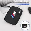 New Car Styling Digital Storage Bag Portable USB Data Cable Plug Case For BMW 1 3 5 Series X1 X4 X5 X7 G20 G38 F20 F39 F48