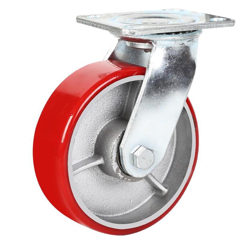 Heisdige Heavy-Duty PU Iron Core Caster Wheel