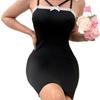 European and American s e x y new models, sexy, small butterfly suspender skirt, pure desire, hot temptation summer