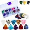 30pcs Boxed 0.46mm ABS Guitar Picks - Pattern Random Ship Cartoon Pick Set for Guitar, Ukulele & Bass ZSY