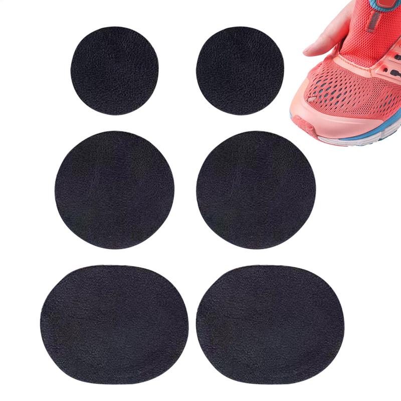 6pcs/set shoe repair Patch Stickers Heel Wear Anti-wear round patch Sneakers Repair Patches Shoe Mesh Repair Toe Holes Patches