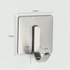 Feng Zhi 304 Stainless Steel Adhesive Coat Hooks (5-Pack)