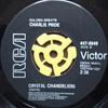 7inch Record CHARLIE PRIDE  Snakes Crawl At NightCrystal Chand 4470849 RCA VICTOR Canada CountryFolk Used