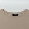 A.P.C. 25082-1-92707 Beige Embroidered Pocket T-Shirt Tops L beigeUsed