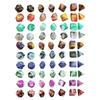 7pcs/set Colors Acrylic Polyhedral Dice Set D4 D6 D8 D10 D12 D20 7-Die Astrology Dice Props for DND Family Games Table Games