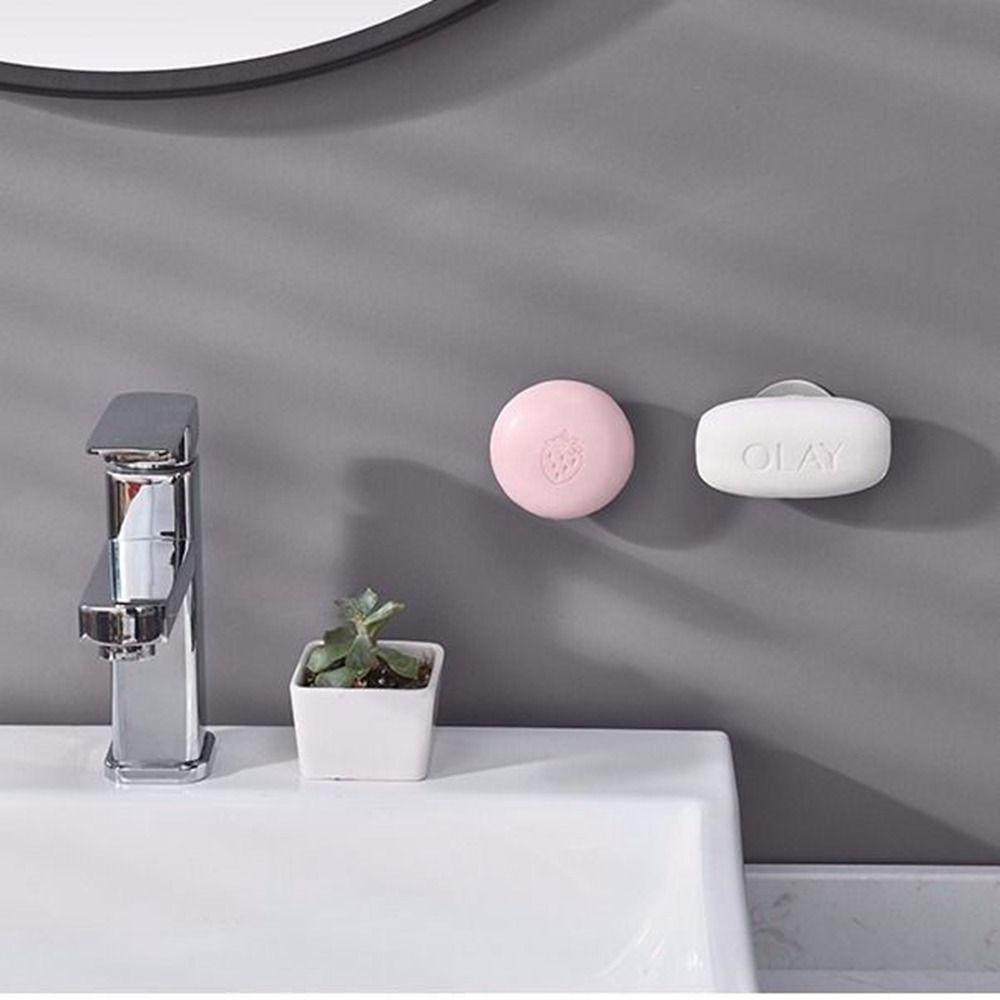 Bathroom Accessories Magnet Suction Hook Drain Rack Soap Shelf Soap Organizer Soap Dish Soap Holder
