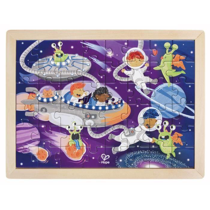 Hape space friends puzzle
