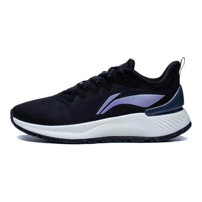 Li Ning YueYing Element Abrasion Resistant Breathable Low top Running Shoes Women's Black ARHT006-1