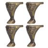 20 PCS Antique Feet Leg Corner Protector Strong Durable Furniture Legs Corner Decorative Feet for