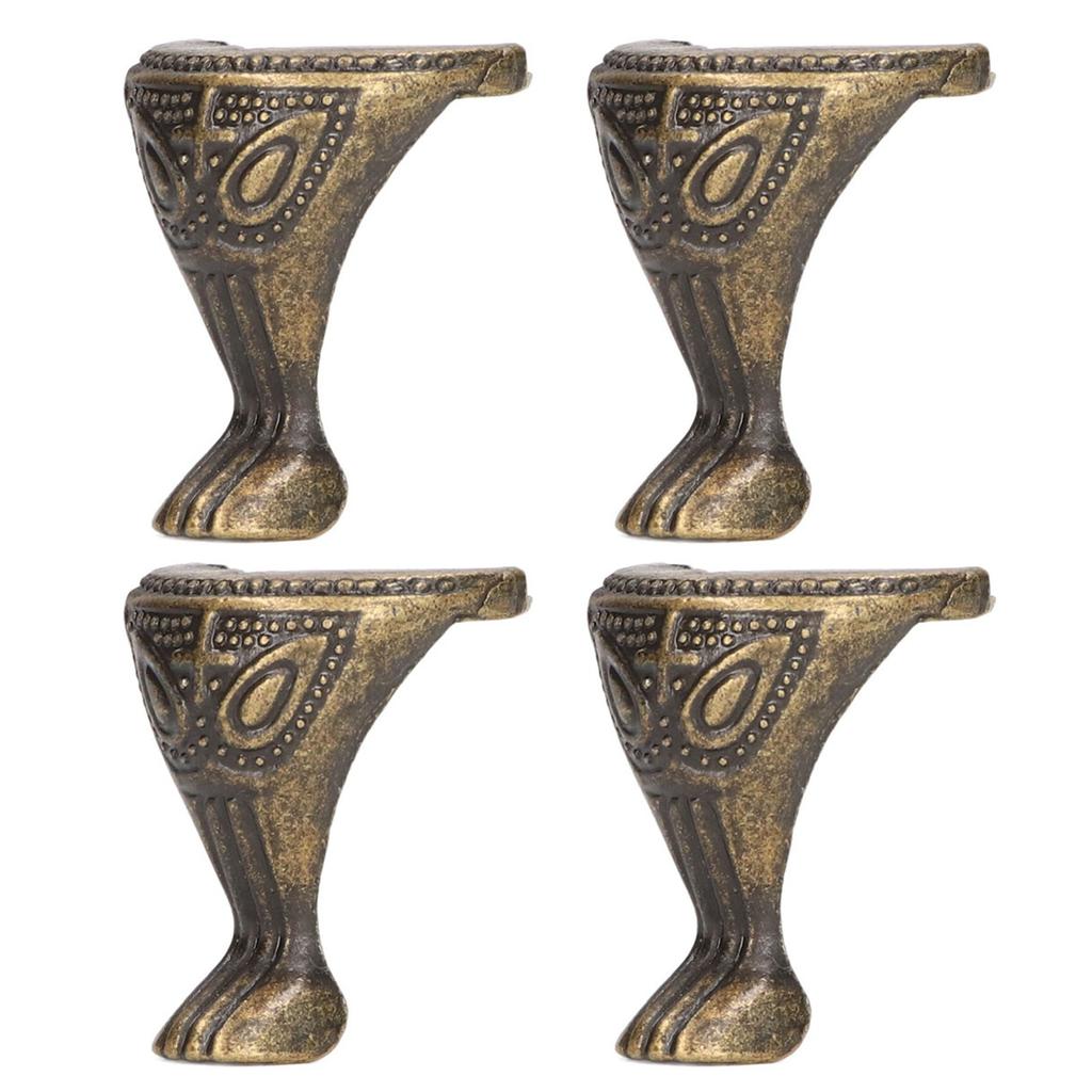 20 PCS Antique Feet Leg Corner Protector Strong Durable Furniture Legs Corner Decorative Feet for