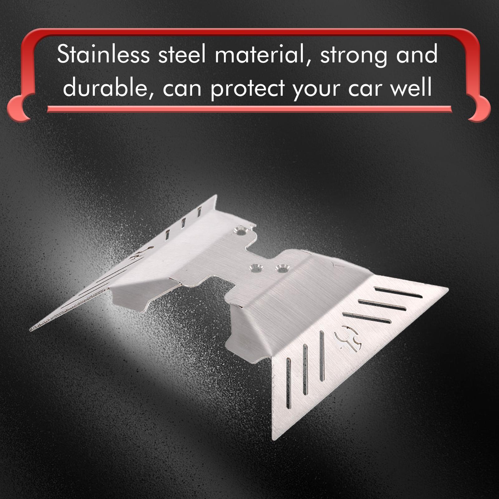 

Replacement for Capra Chassis Plate Axle Guard Set Stainless Steel 3PCS