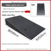 Rubber-Plastic Car Ramp: Slope Mat, Curb Edge, Uphill Climb, Triangle Speed Bump
