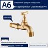 LINGJULI Brass Outdoor Lockable Anti-freeze Washing Machine Faucet