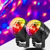 1PC Small Magic Ball Car Bracket Remote Control Atmosphere Light Crystal KTV Stage Rotating Shaking Head Light Colorful Lights
