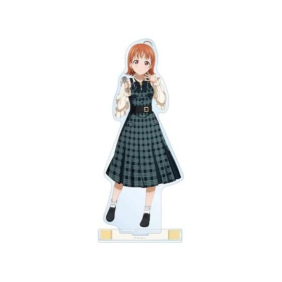 ARMS BIANCA Love Live! Sunshine!! Chika Takami Drawn New Illustration Checkered Dress Ver. BIG Acrylic Stand (Approx. 19 x 7.7 cm)