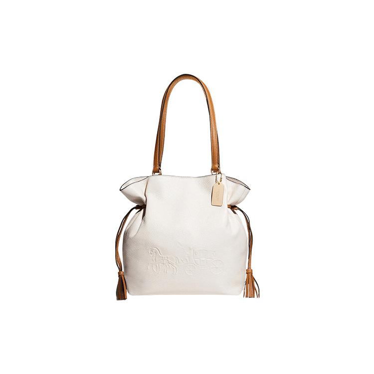 New COACH Andy Refined Pebble Leather Handbag, Shoulder Bag Women's CA165-IMCAH