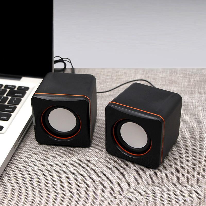 Computer Speakers Stereo Microphone Audio Pc Speaker Usb Wired With Led Light For Desktop Computers Pc Laptops