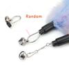5pcs Random Mix Feather Cat Toy Replacement Accessories Bright Color Funny Cat Stick Teaser Pet Toy