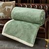 Light Luxury Autumn Winter Blanket Sofa Air Conditioning Single Double Soft Milk Fleece Blankets for Warm Sleeping Quilt
