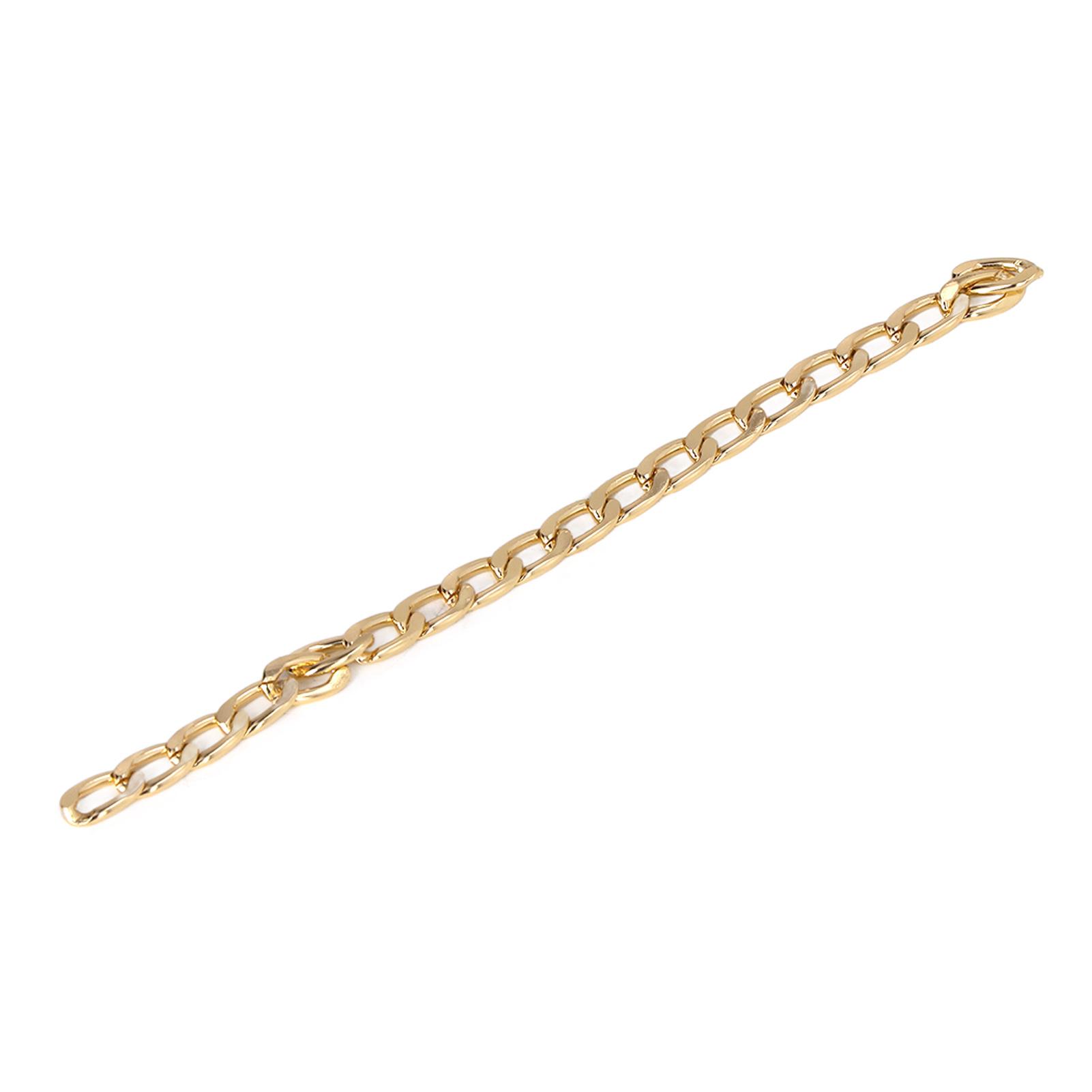 10 м Алюминиевая Цепь Кубинка Элегантные Устойчивые к Ржавчине Металлические Цепи Кубинка для Ожерелий Изготовления Ювелирных Изделий DIY Ремесел Золото золотой