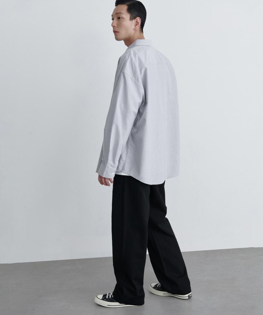 MUSINSA STANDARD Wide Chino Pants [Black]