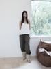 Deoenel String-Free Pants - [Khaki Brown]