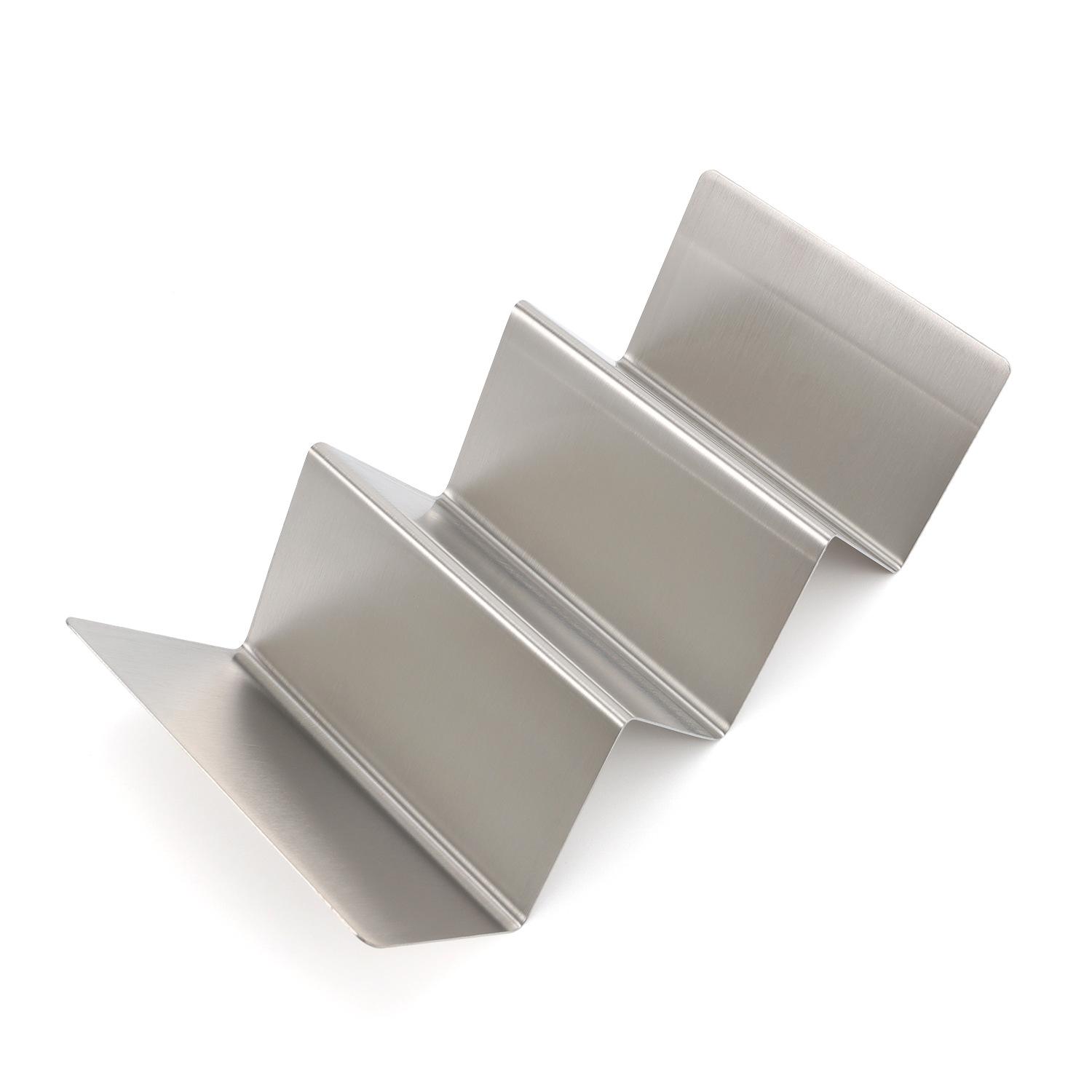 

1 шт. Подставка для тако из нержавеющей стали, подставка для тако, W-образная подставка для блинов, мексиканская подставка для блинов W rack (without handle)