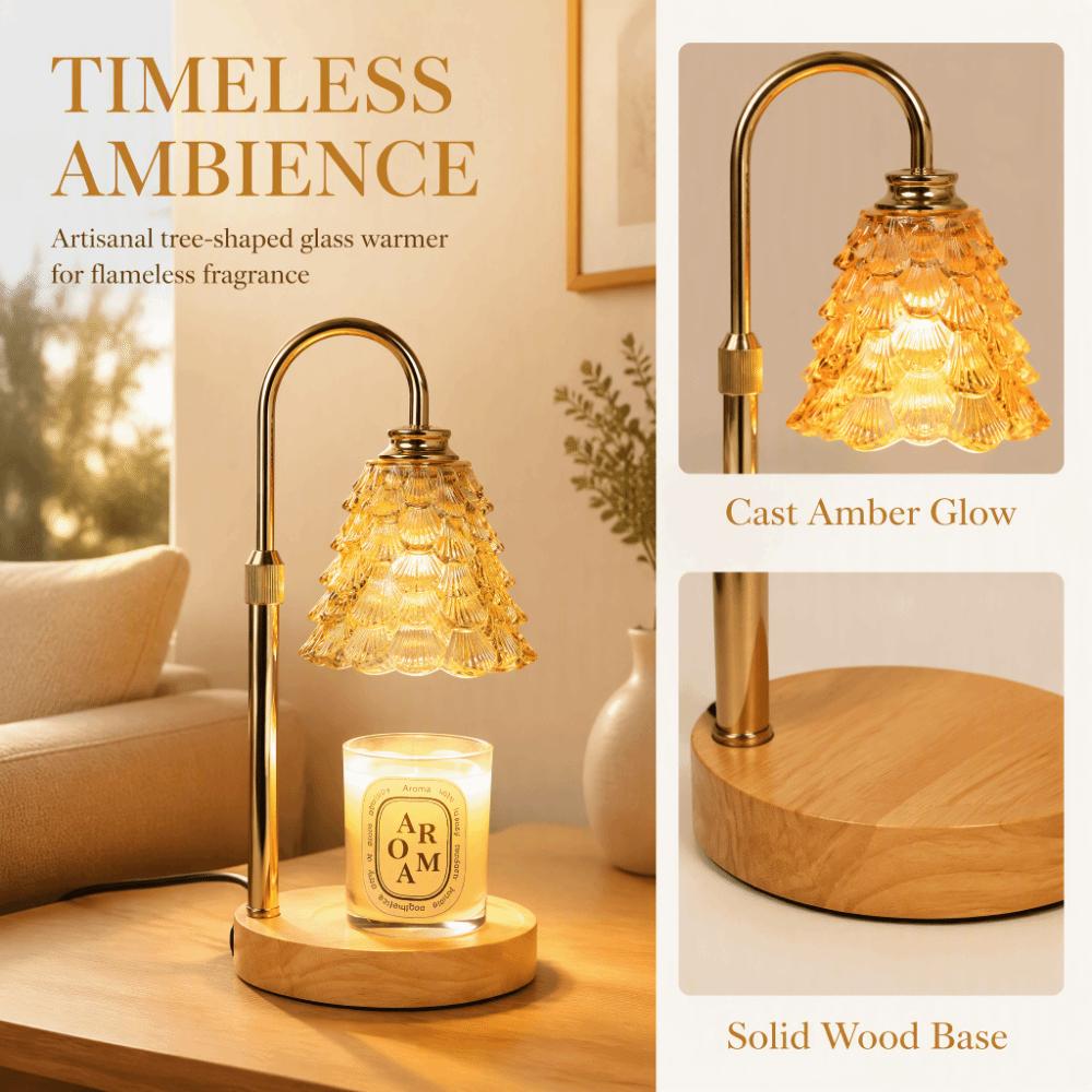 Adjustable Height Wax Melt Lamp Minimalist Luxury Aromatherapy Lamp Wax Melting Lamp  Meditation